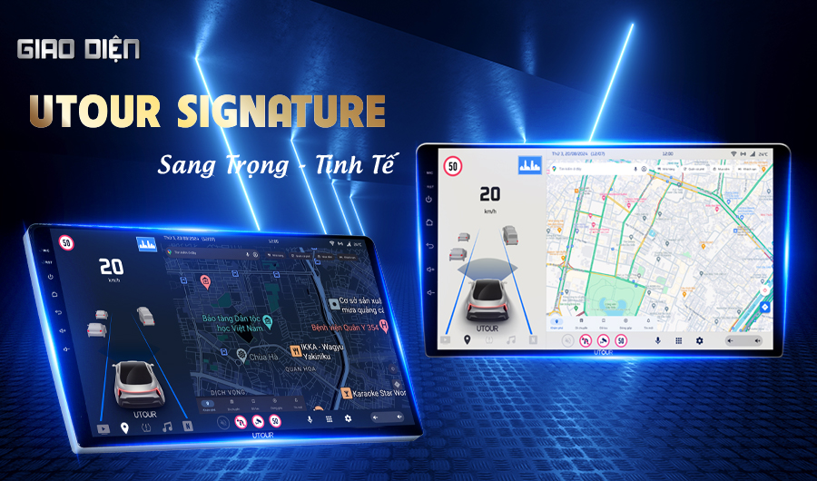 Màn hình UTOUR US-i1 - Giao diện độc quyền UTOUR Signature