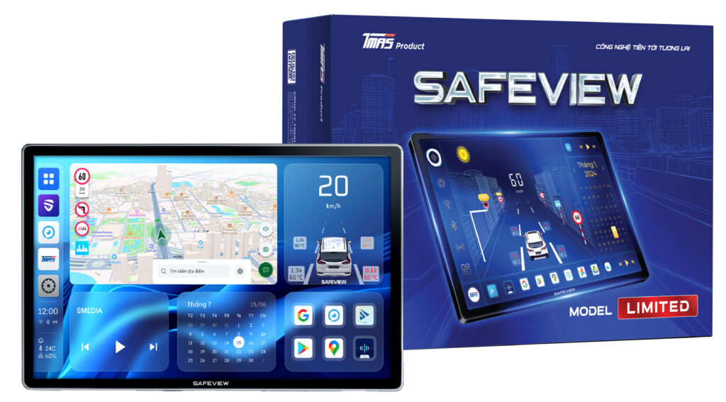 Màn hình ô tô thông minh Safeview Limited 13inch 2K