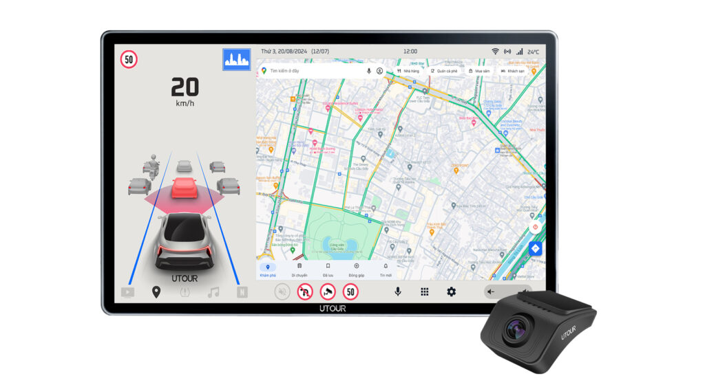2. Màn hình Android AI ADAS UTOUR US – i13