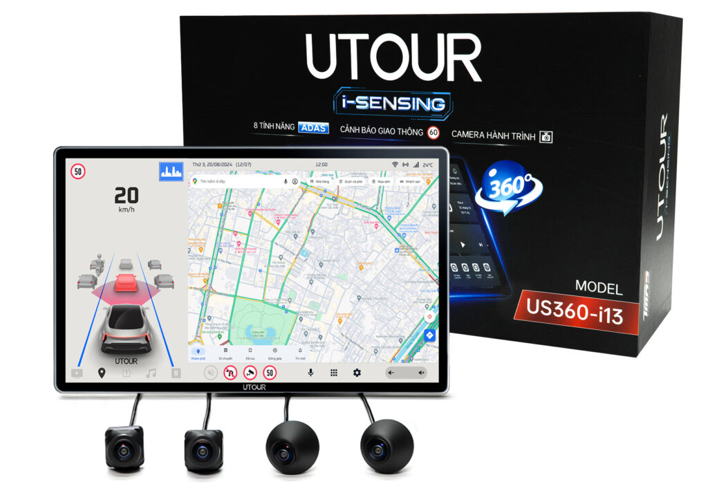 Màn hình liền Camera 360 AI ADAS UTOUR US360-i13