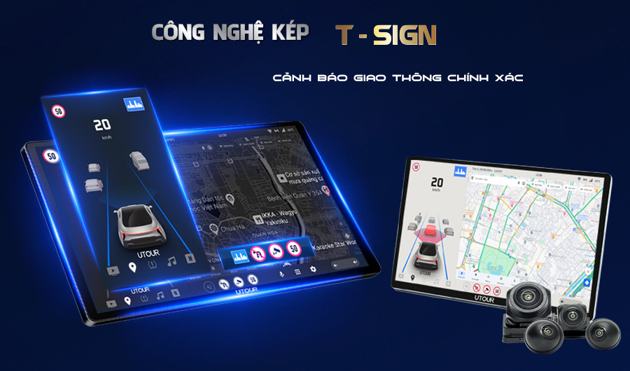 Cảnh báo giao thông công nghệ kép T-SIGN: Camera AI Scan x GPS Database hiện đại