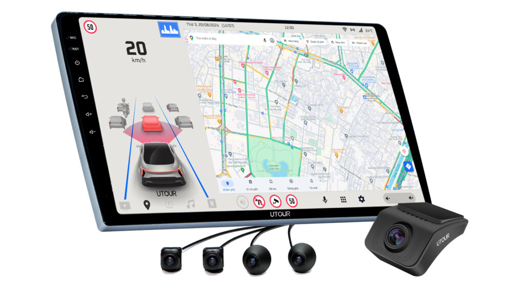 Màn Hình liền Camera 360 AI ADAS UTOUR US360-i2K