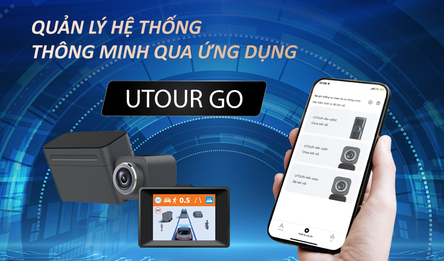 1.8 Quản lý hệ thống qua UTOUR Go với wifi 5GHz tốc độ cao