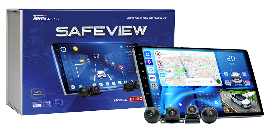 Màn hình Safeview Elegant 360 - Màn hình Android cho Ford Focus