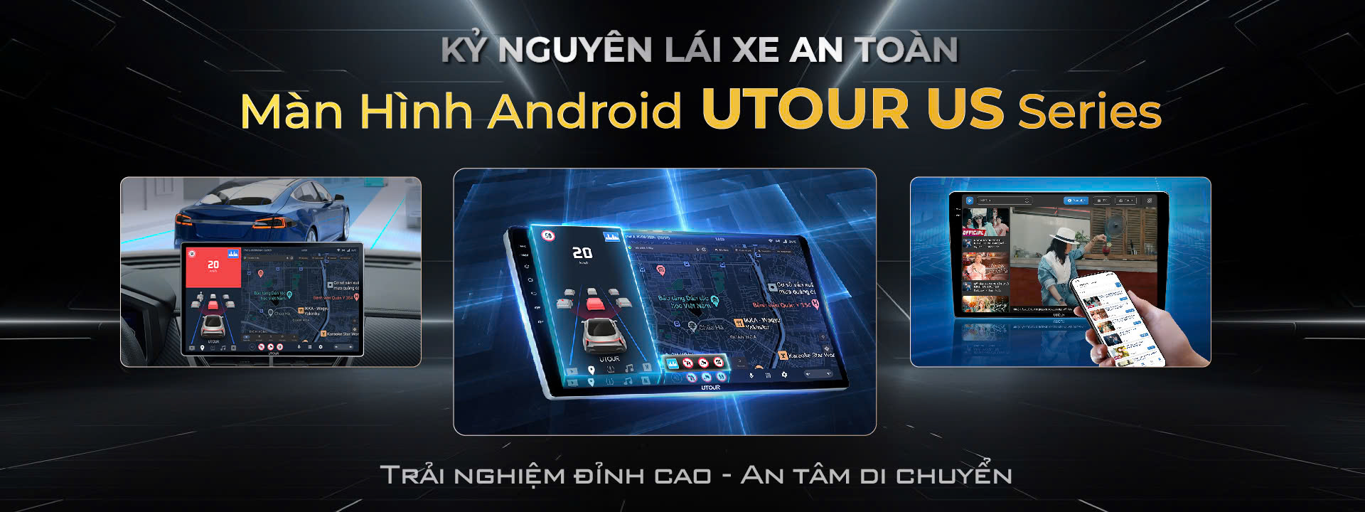 màn hình Android có cảnh báo va chạm