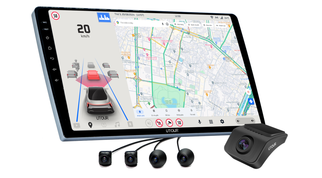 Màn hình liền Camera 360 AI ADAS UTOUR US360-i2K