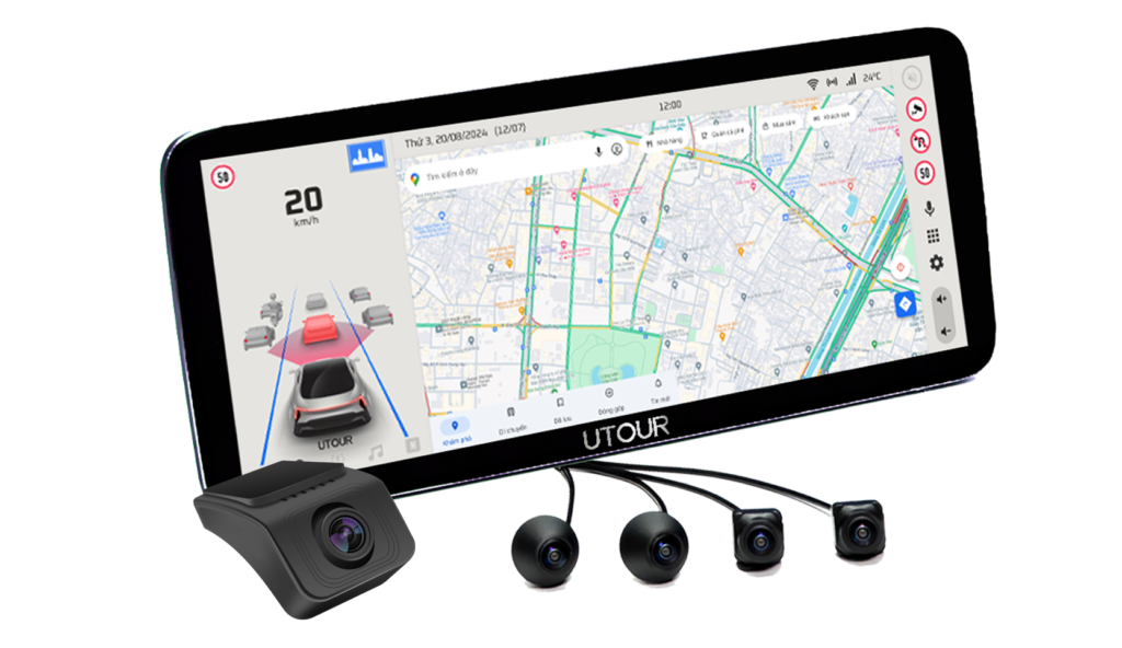 . Màn hình liền Camera 360 AI ADAS UTOUR US360 – i12