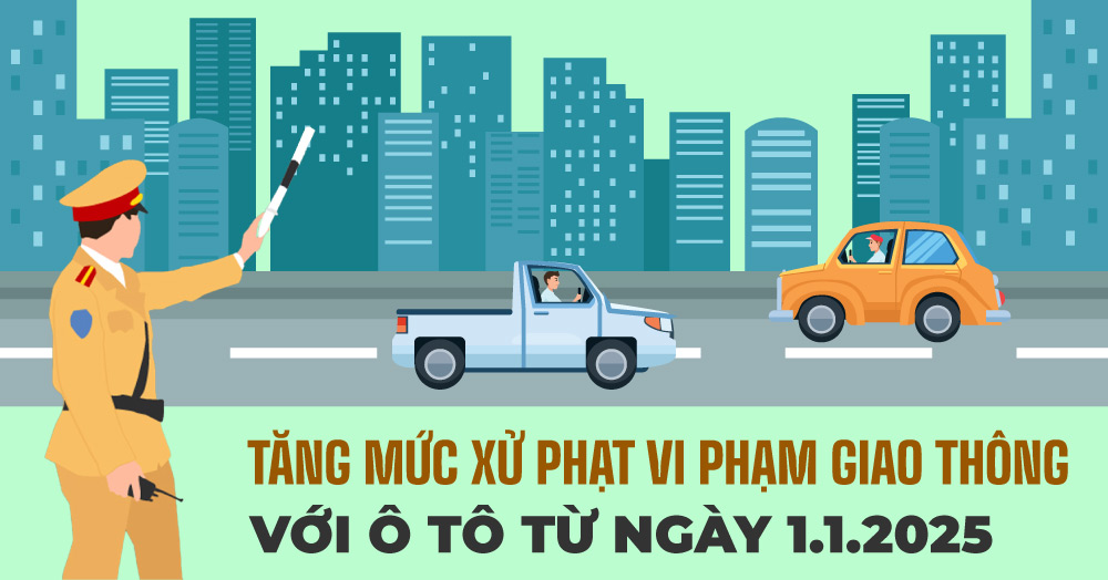 mức xử phạt vi phạm giao thông ô tô 2025 